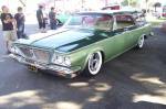 Early big boat wagons are getting stronger in numbers at every show we go to. This '62, two-tone green, Chrysler Newport family hauler was just plain cool. How come were embarrassed to ride in these as kids?  &raquo; Click to zoom ->