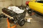 The power we picked for our first revamp of the Crusher is a GM Performance Parts HT383 crate engine with a swapped-in Comp Cams hydraulic roller (23/236 at 0.050) and a Weiand Air Strike intake manifold. By bench-race guessing, it makes about 425 hp at around 5,800 rpm.  &raquo; Click to zoom ->
