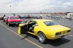 Our first successful drag day with the HT383 was at Fontana Dragway. With 4.57 gears, a B&M Holeshot converter, and 30x9.50-15 Hoosier radial slicks, we went 12.18 at 108 mph. The car weighed 3,350 pounds with 200-pound Chad in it.  &raquo; Click to zoom ->