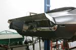 The rear spoiler is wind-tunnel proven, as it&rsquo;s the same shape used on our land-speed-race &rsquo;80 Camaro. Red Zone also fabbed the parachute mount for the Stroud Pro Stock chute and launcher.  &raquo; Click to zoom ->