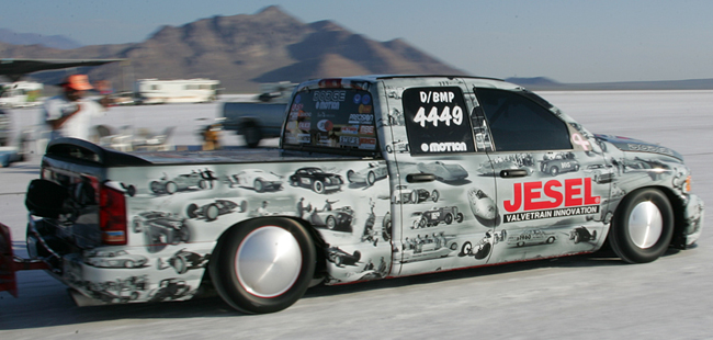 Jesel Dodge truck at 2009 Speed Week