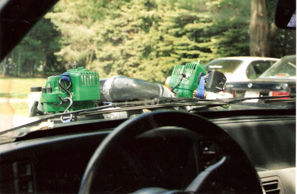 Leaf blower supercharger