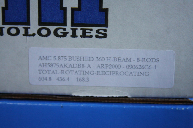 connecting rod label