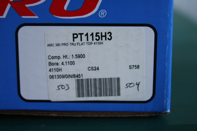 piston label