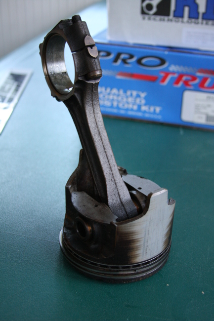 Stock piston and rod