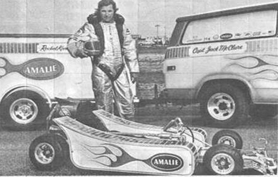 Captain Jack McClure rocket kart