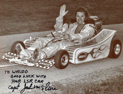 Captain Jack McClure rocket kart