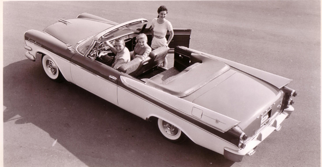 1957 Dodge Custom Royal convertible press photo
