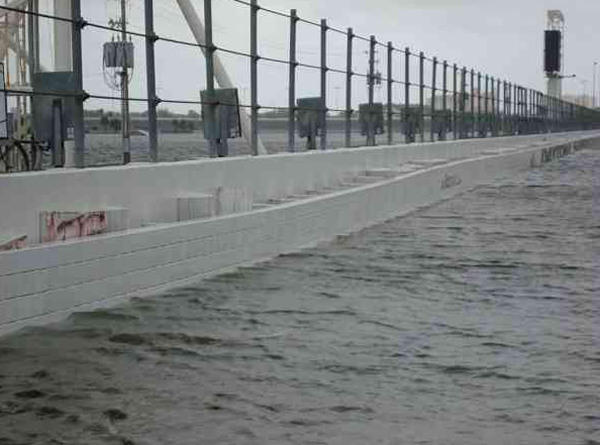 Daytona Speedway flooded