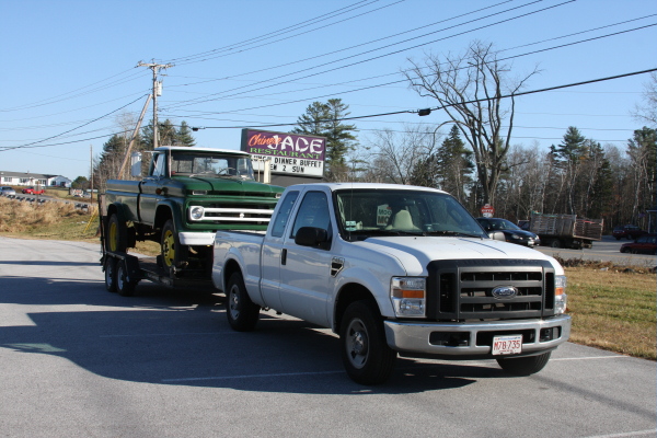 Our tow vehicle is not happy