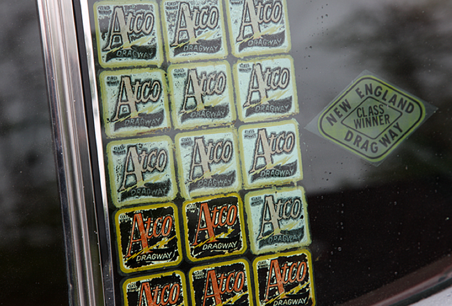 Vintage Atco win decals