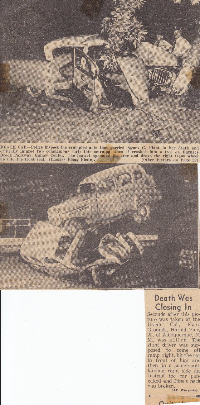 Fatal antique car jump