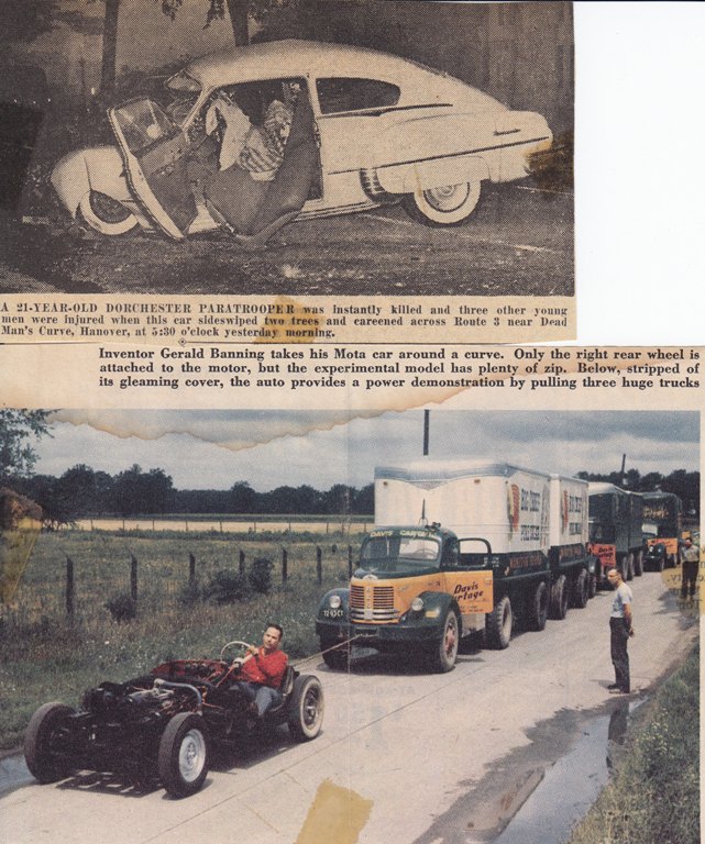 Fatal antique car wreck