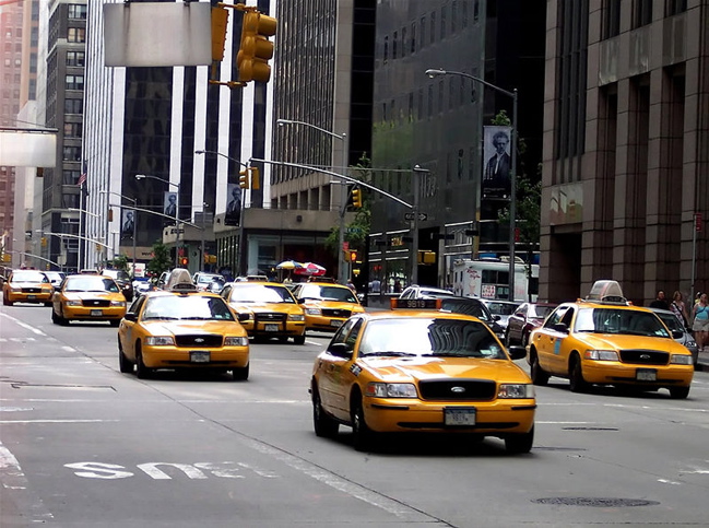 Real New York Taxi Cabs Real New York Taxi Cabs