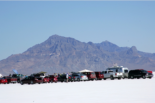 Spectators at Bonneville