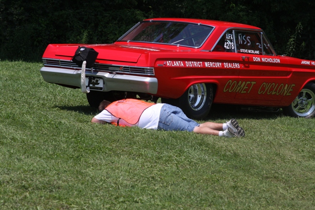 Charles under a Mercury