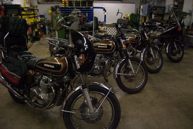 The four Hondas