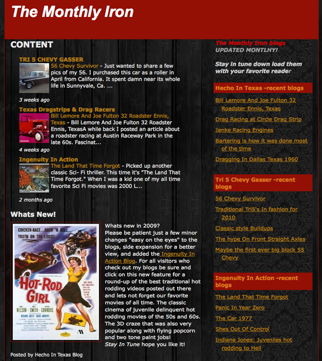 The Monthly Iron The Monthly Iron