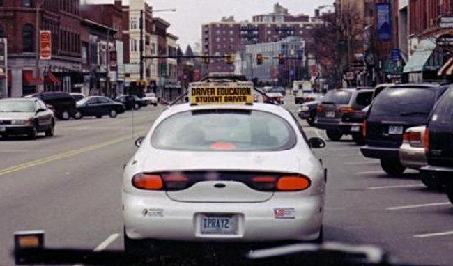 Driving School license plate