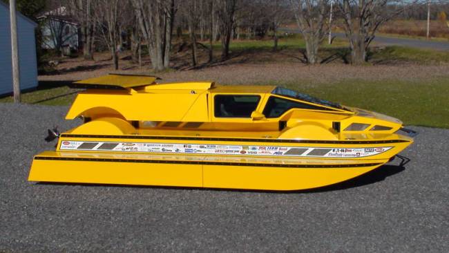 Hydrocar on land