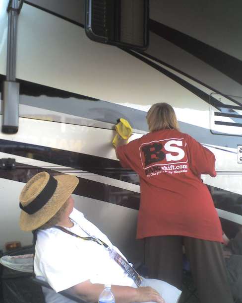 Bird poop on Motorhome