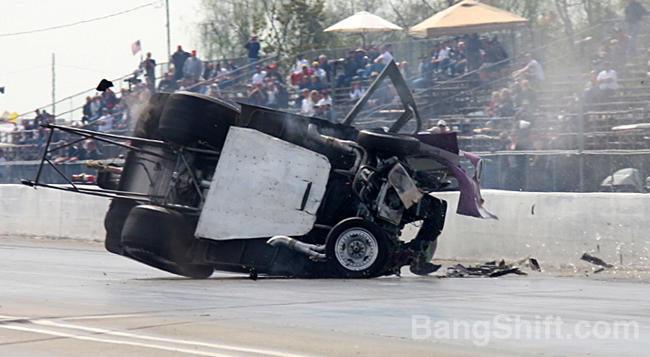 Willys crash at 2010 March Meet