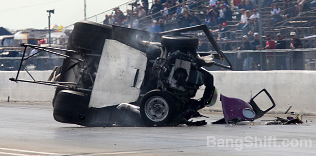 Willys crash at 2010 March Meet