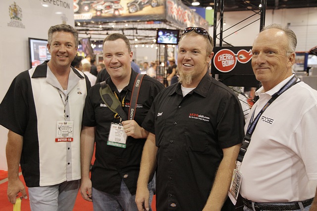Lohnes and Chad at SEMA with Forum Freaks!