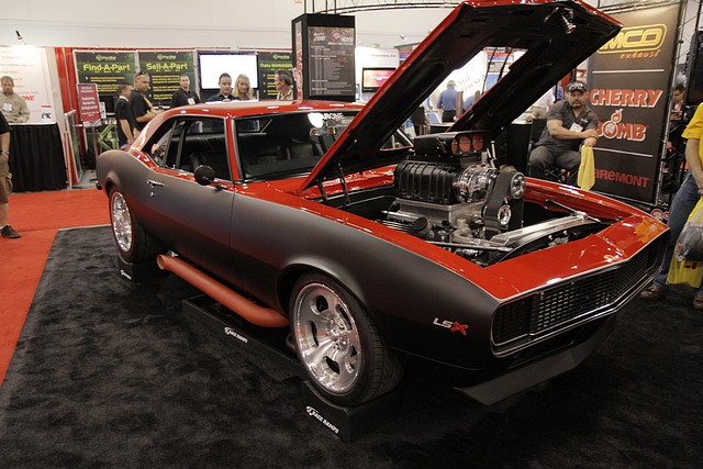 Cherry Bomb Disturbing the Peace Camaro at SEMA 2010