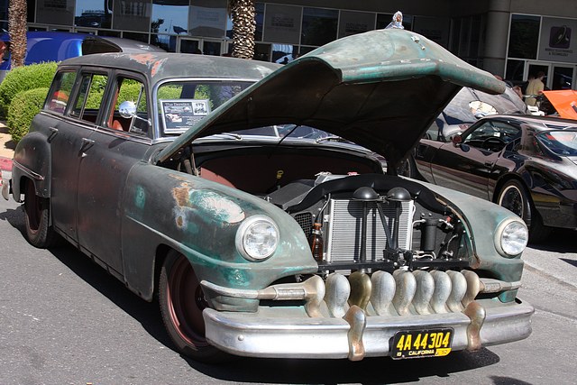 Neat old Wagon at SEMA 2010