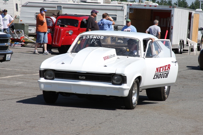 Bob Lohnes in his Nova Bob Lohnes in his Nova
