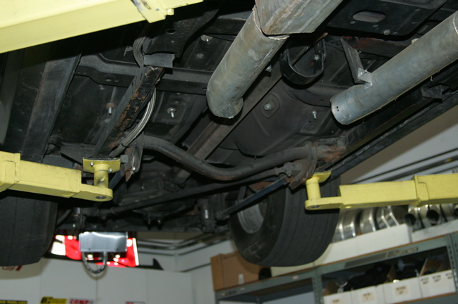 Chad's Big Block Nova underneath Chad's Big Block Nova underneath