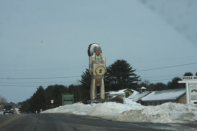 Huge roadside indian