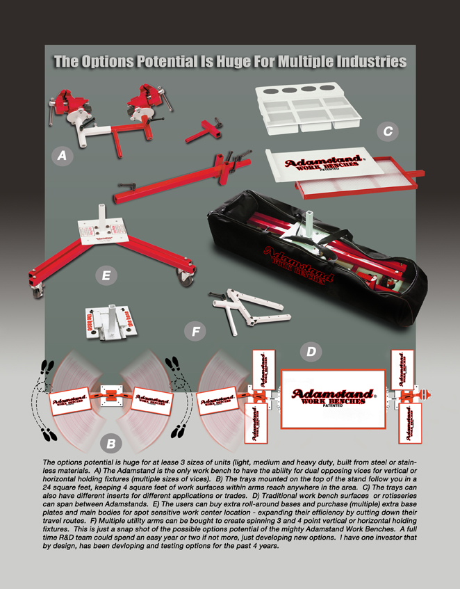 Adamstand work benches