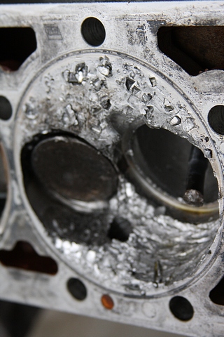 Blown up small block