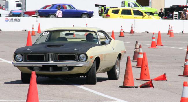 Barracuda at the autocross
