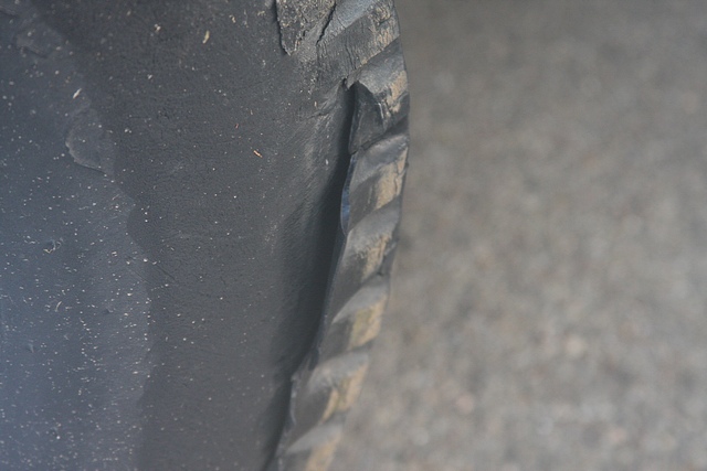 Junk tires on brutus