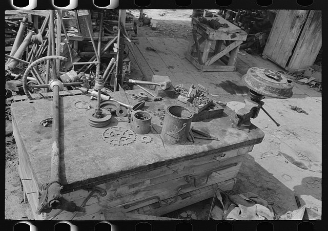 Junkyard workbench Junkyard workbench