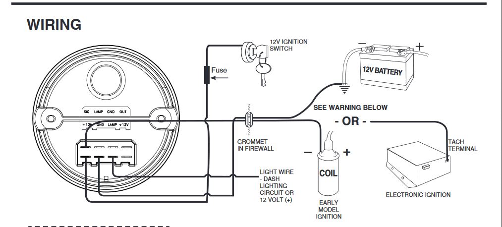 Autometer Tach Wiring Question